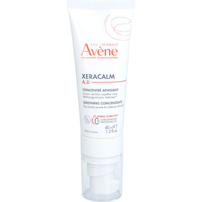 Avène XeraCalm A.D beruhigendes Konzentrat für trockene, zu starkem Juckreiz neigende Hautzonen, 40 ml Konzentrat