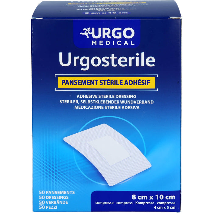 Urgosterile steriler, selbstklebender Wundverband 10 cm x 8 cm, 50 St. Pflaster