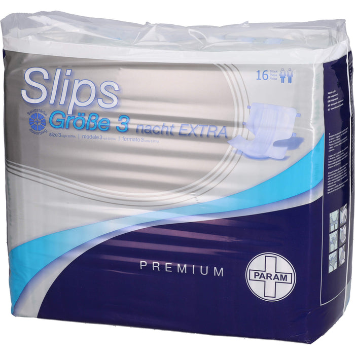 PARAM SLIPS PREMIUM Nacht Extra Gr. 3, 16 St