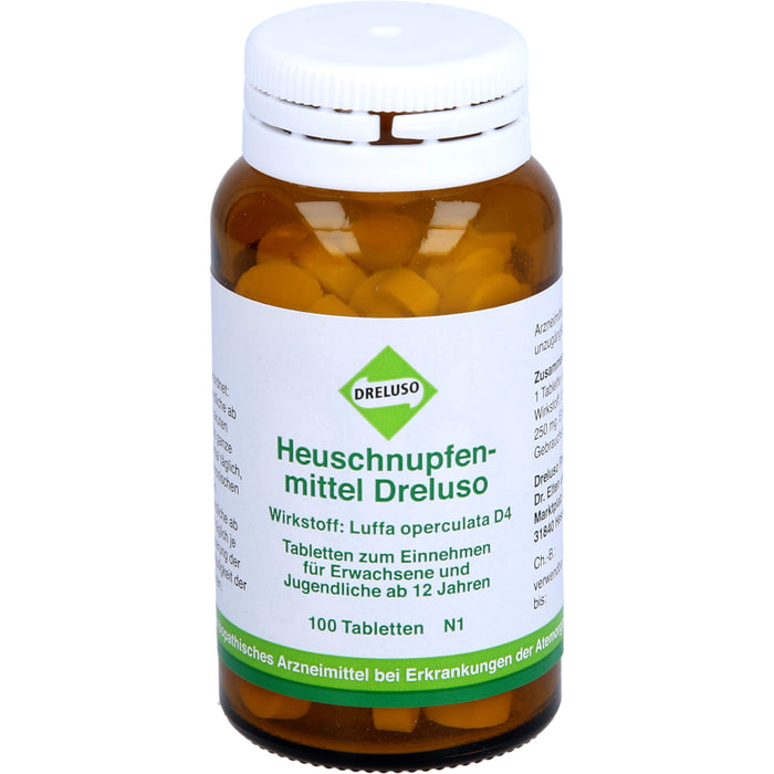 Dreluso Heuschnupfenmittel Tabletten bei Erkrankungen der Atemorgane, 100 pc Tablettes