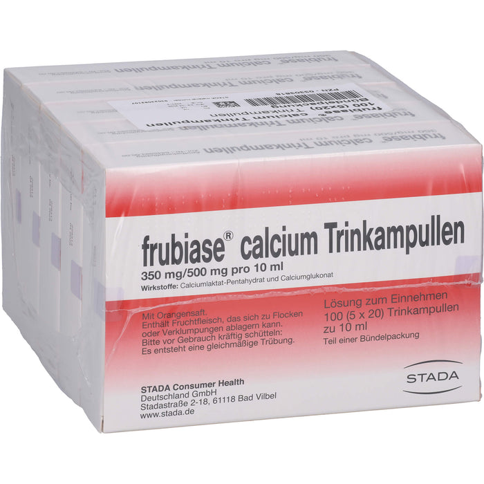 frubiase  calcium Trinkampullen, 100 St. Ampullen