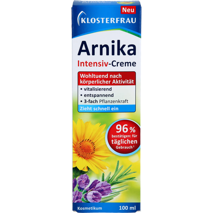 Klosterfrau Arnika Intensiv-Creme wohltuend nach körperlicher Aktivität, 100 ml Creme