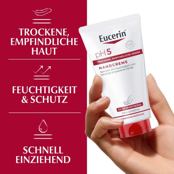 Eucerin pH5 Handcreme, 75 ml Crème