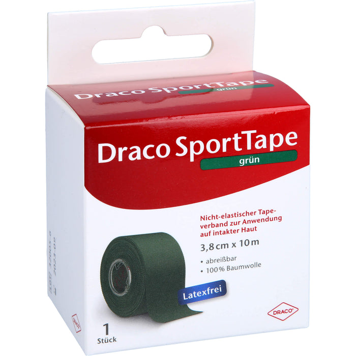 Dracotapeverband 10mx3,8cm grün, 1 St VER