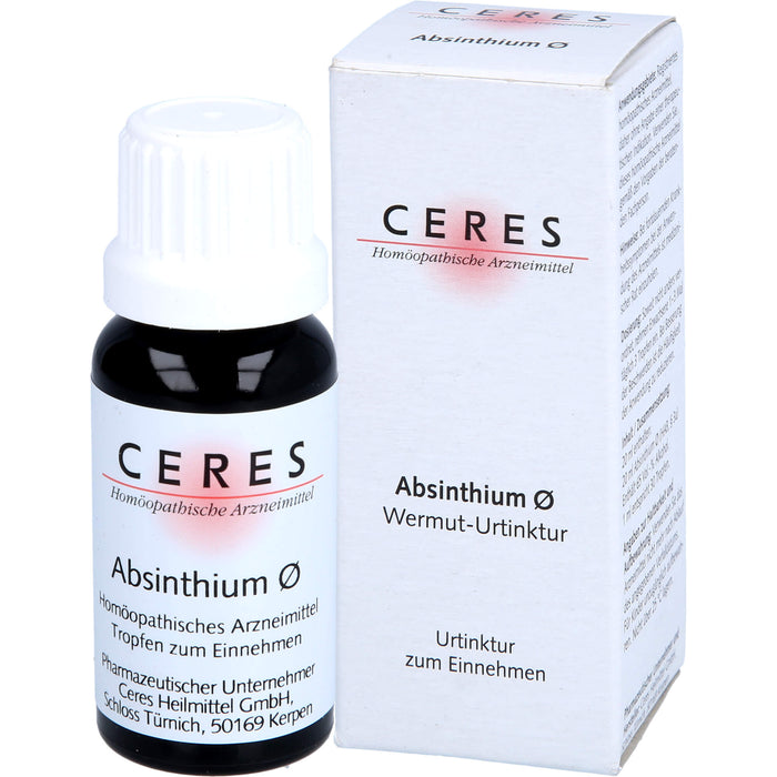 CERES Absinthium Urtinktur, 20 ml Solution