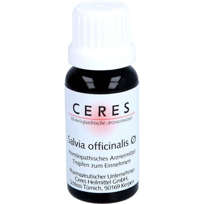 CERES Salvia officinalis Urtinktur, 20 ml Solution