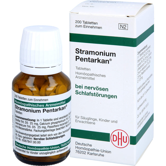 Stramonium Pentarkan  Tabletten, 200 pcs. Tablets
