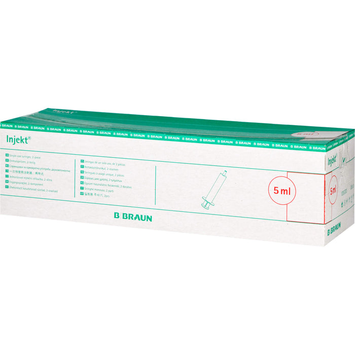 Braun Injekt Spritzen mit exzentrischem Konus Luer-Ansatz, 100 pc Seringues