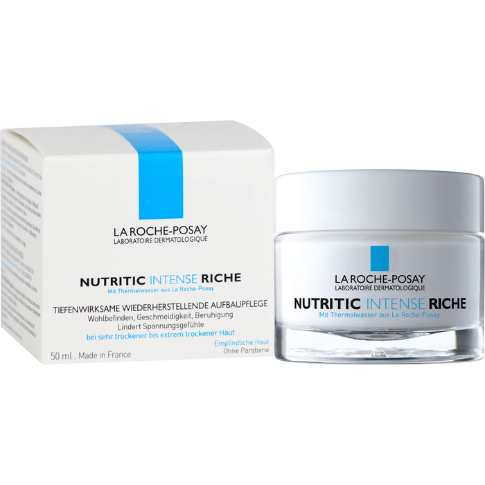 La Roche-Posay Nutritic Intense Riche reichhaltige und ultra-nährende Aufbaupflege, 50 ml Creme