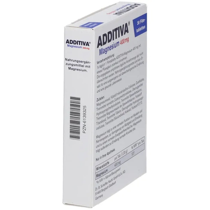 ADDITIVA Magnesium 400 mg Tabletten, 30 pc Tablettes