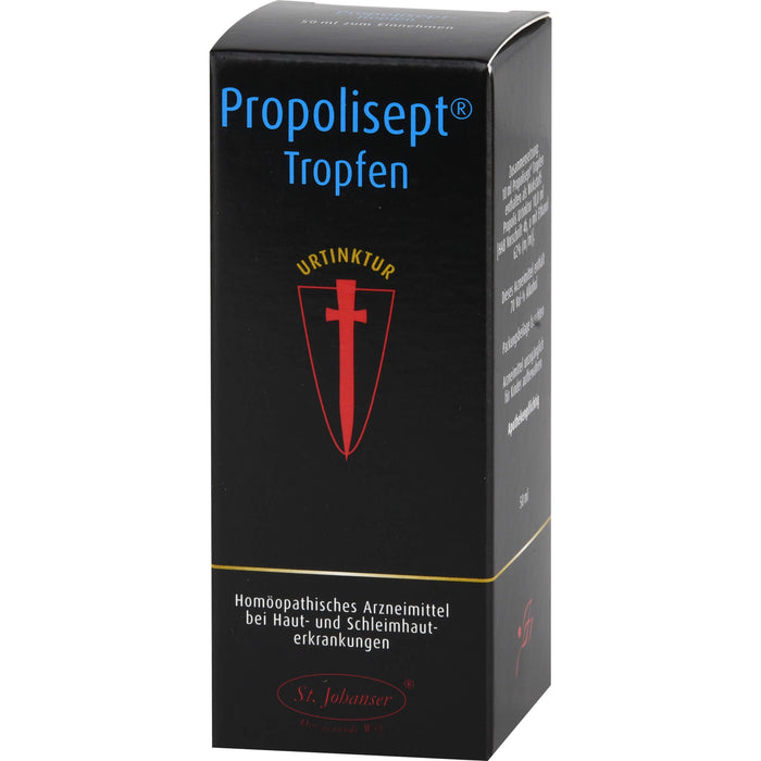 Propolisept Tropfen bei Haut- und Schleimhauterkrankungen, 50 ml Lösung