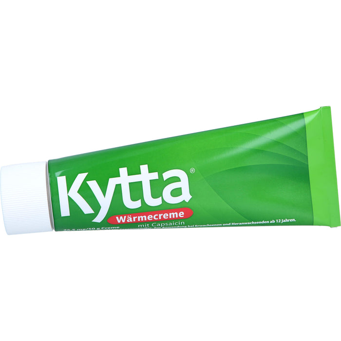 Kytta Wärmecreme mit Capsaicin gegen Muskelschmerzen & Verspannungen, 100 g Crème