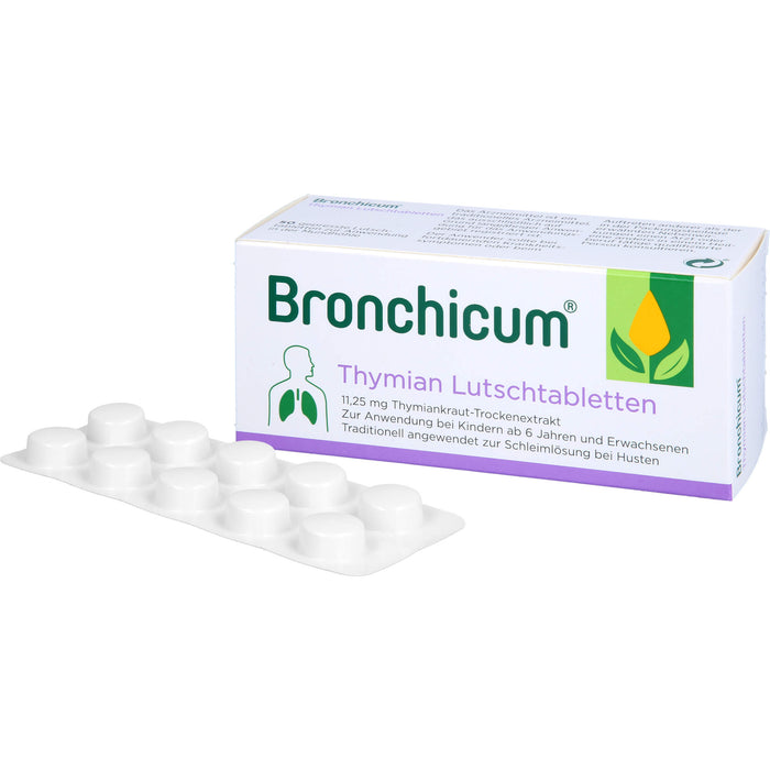 Bronchicum Thymian Lutschtabletten, 50.0 St. Tabletten