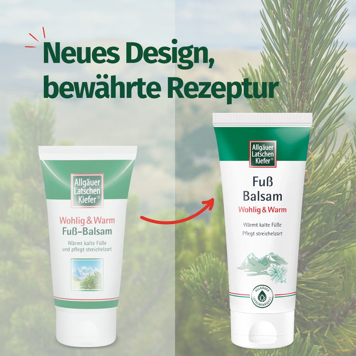 Allgäuer Latschenkiefer Fuß Balsam Wohlig & Warm, 100 ml Balsam