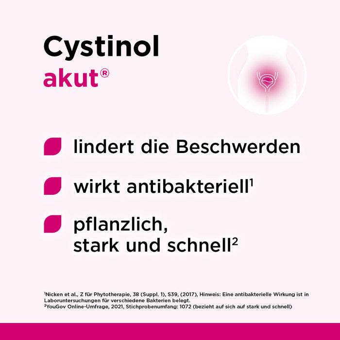 Cystinol akut Dragees bei Harnwegserkrankungen, 60 pc Tablettes