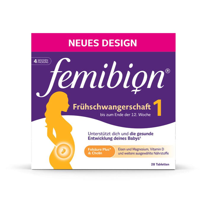 Femibion 1 Frühschwangerschaft Tabletten, 28 St. Tabletten