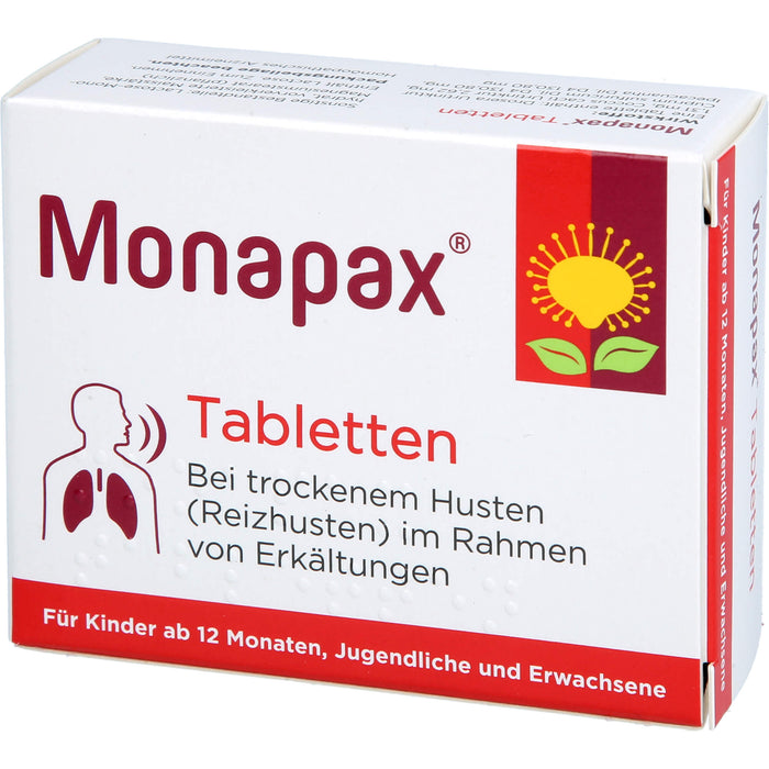 Monapax Tabletten bei trockenem Husten, 100 St. Tabletten
