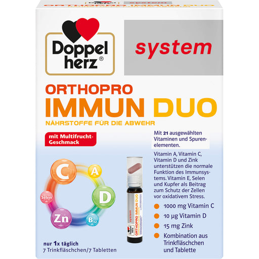 Doppelherz system Orthopro Immun Duo Trinkfläschchen und Tabletten, 7 St. Packung