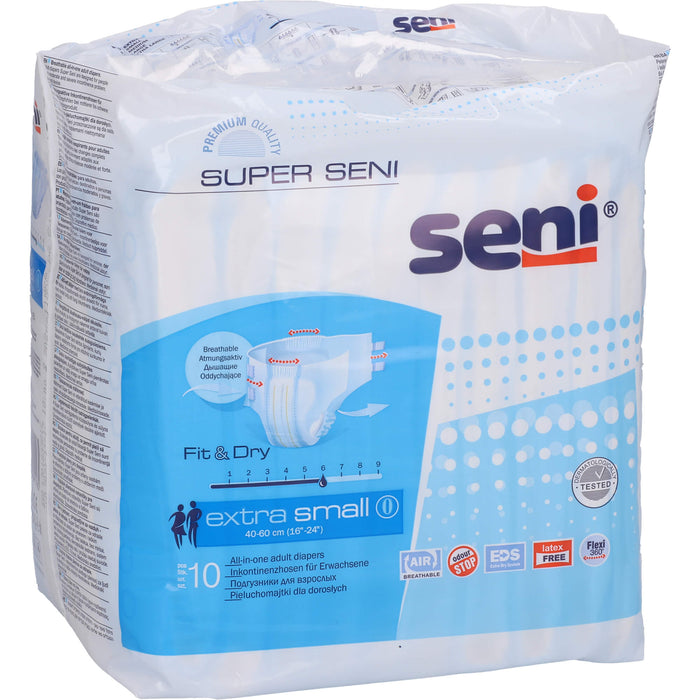 Seni Super Extra Small Windelhose, 10 pc Pantalons à couches