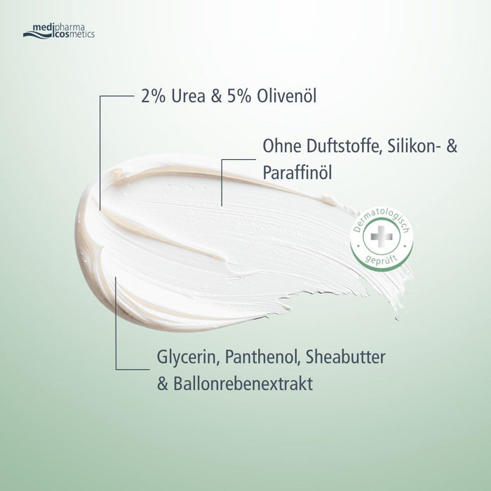 medipharma cosmetics Haut in Balance Urea & Olivenöl Akut Salbe, 75 ml Salbe