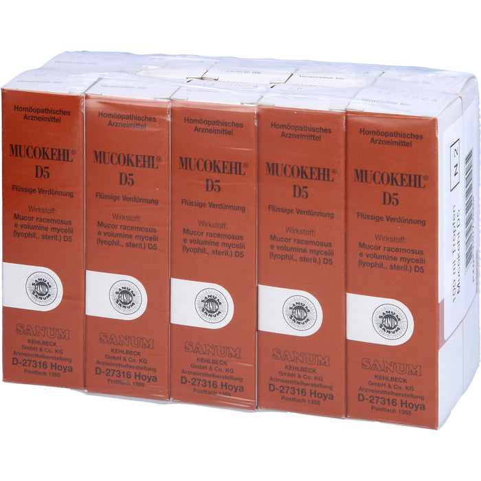 Mucokehl D5 Tropf., 10 pcs. Bottles