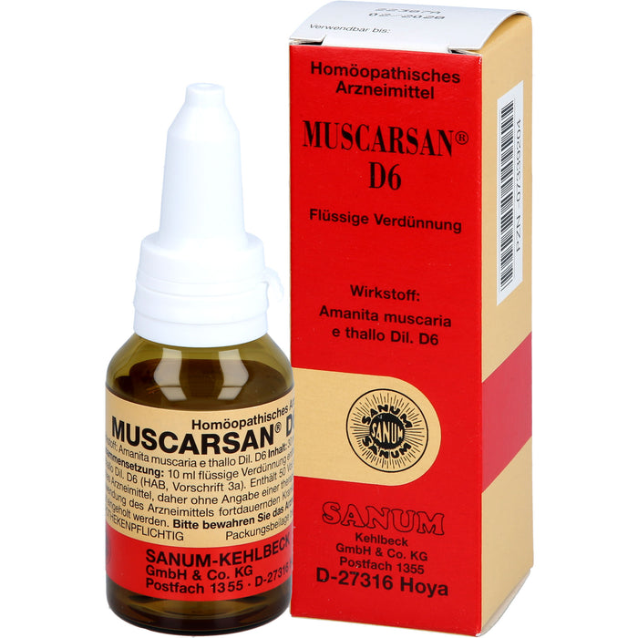SANUM-KEHLBECK Muscarsan D6 Tropfen, 30 ml Solution