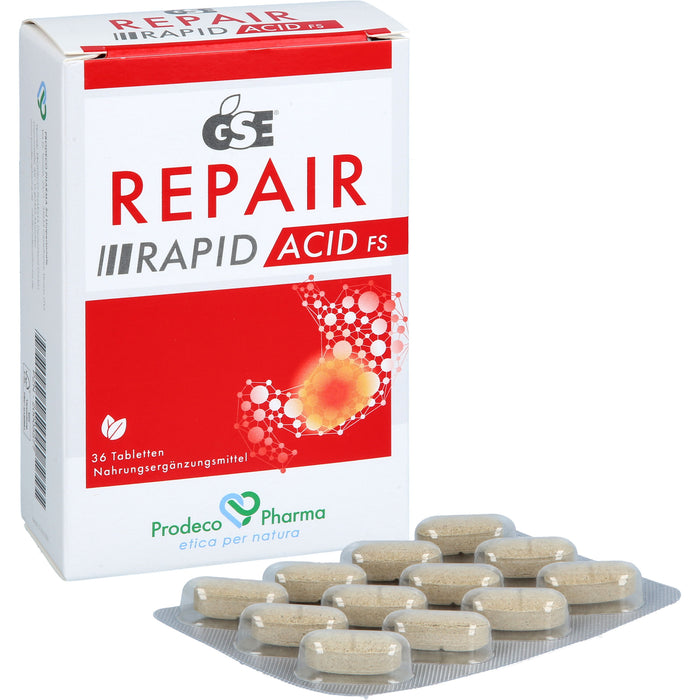 GSE Repair Rapid Acid FS Tabletten, 36 St. Tabletten