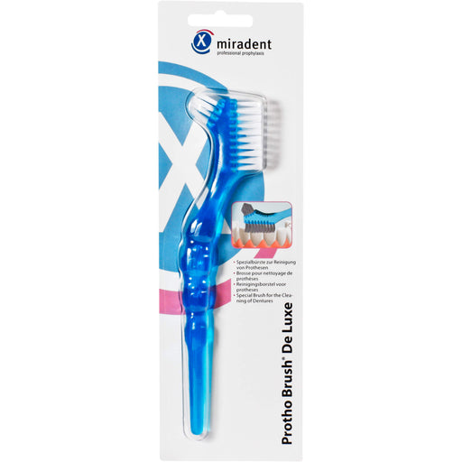 Protho Brush De Luxe Prothesenreiniger transp.blau, 1 St ZBU