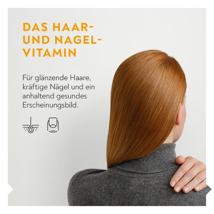 BIO-H-TIN Vitamin H Tabletten 5 mg beugen einem Mangel an Vitamin H vor, 60 pc Tablettes