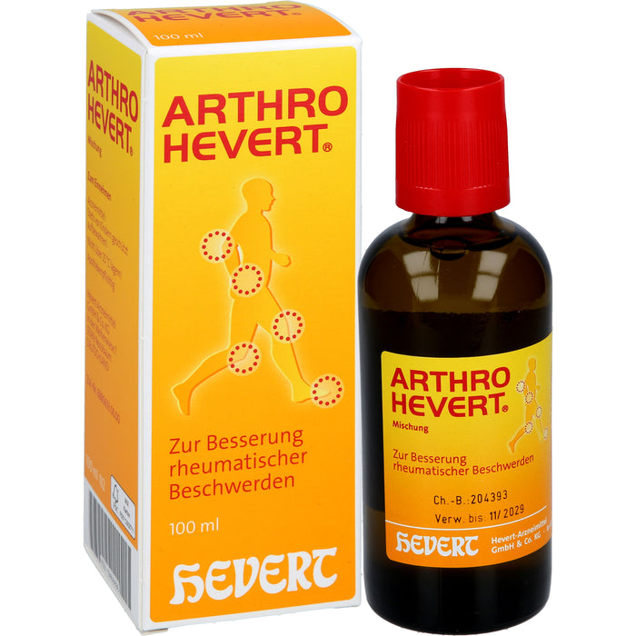 Arthro Hevert bei rheumatischen Schmerzen und eingeschränkter Beweglichkeit, 100 ml 