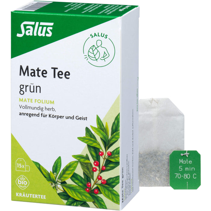 Salus Mate Tee grün, 15 pc Sac filtrant