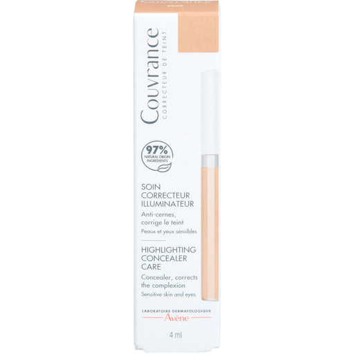 Avène Couvrance korrigierender Pflege-Concealer beige für empfindliche Haut, 4 ml Creme