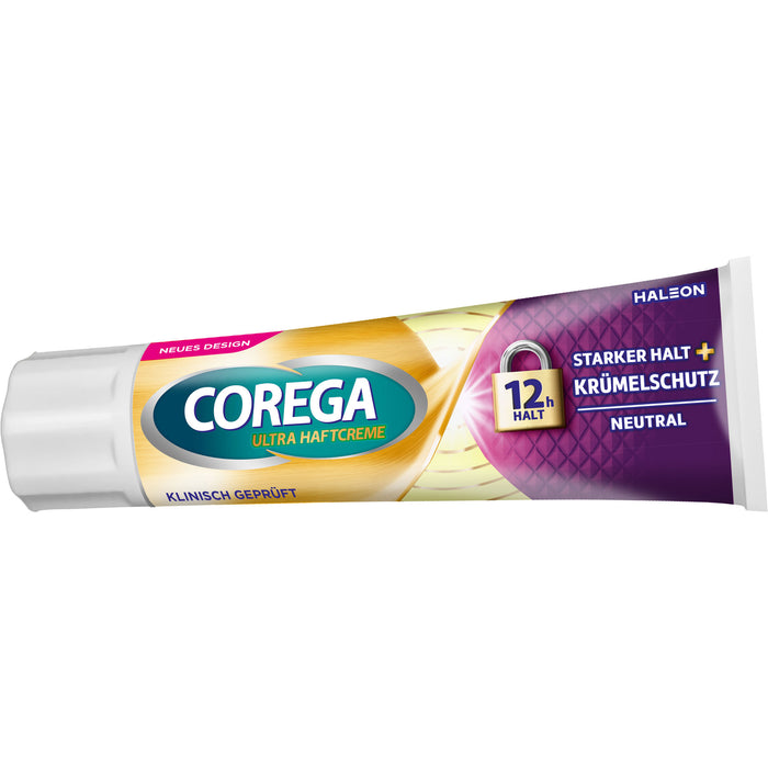 COREGA Ultra Haftcreme Starker Halt + Krümelschutz, 40 g Creme
