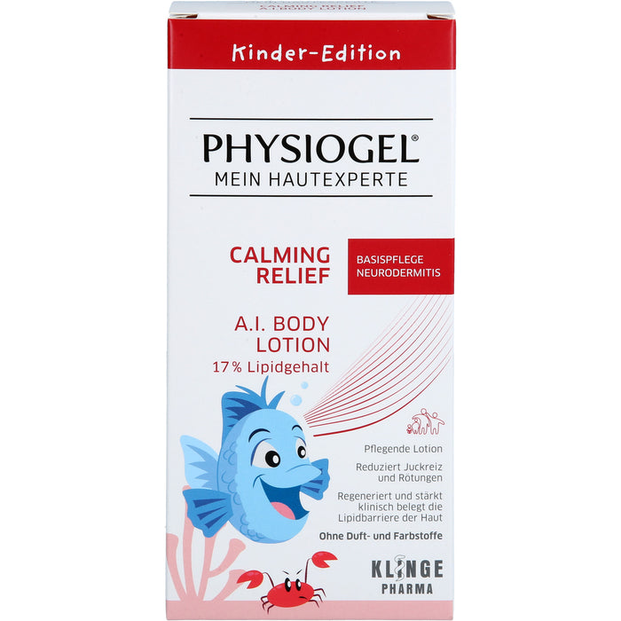 PHYSIOGEL Calming Relief A.I. Body Lotion Basispflege bei Neurodermitis für Kinder, 200 ml Lotion