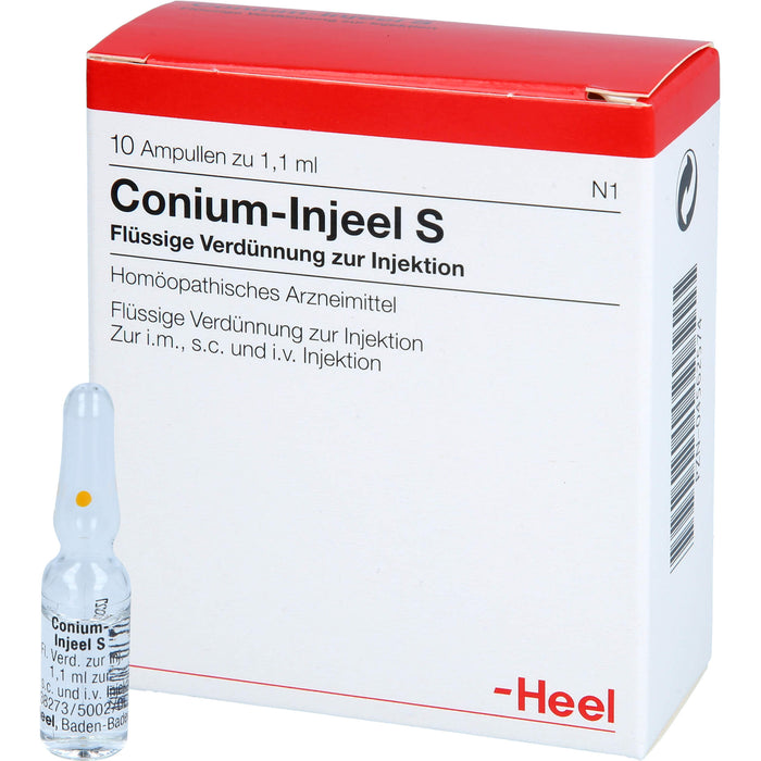 Heel Conium Injeel S flüssige Verdünnung, 10 pcs. Ampoules