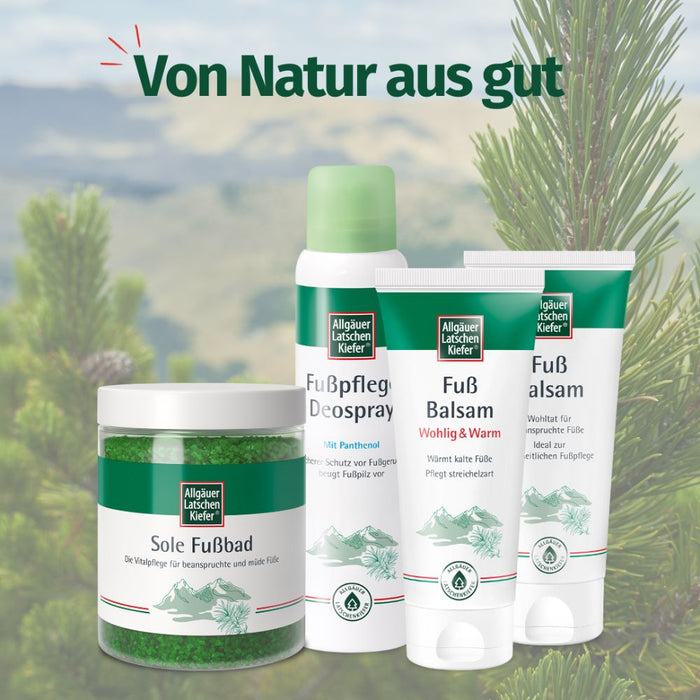 Allgäuer LK Sole Fußbad, 350 g Additif pour le bain