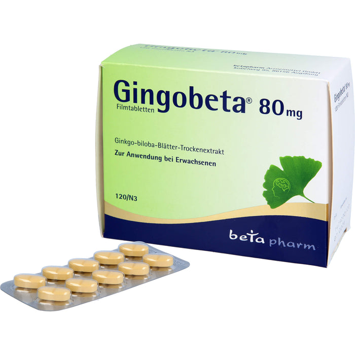 Gingobeta 80 mg Filmtabletten, 120 St FTA