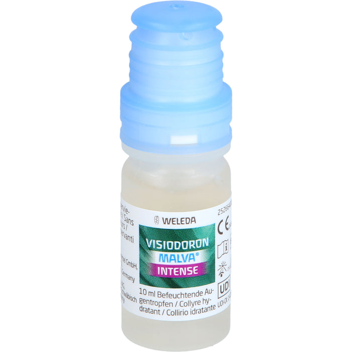 WELEDA Visiodoron Malva Intense befeuchtende Augentropfen bei trockenen Augen, 10 ml Solution