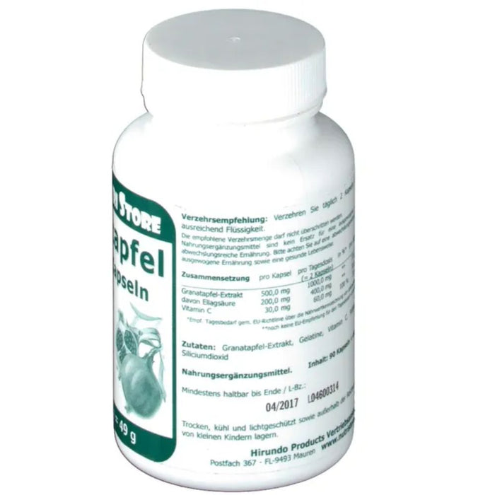 The Nutri Store Granatapfel Extrakt 500 mg Kapseln, 90 St. Kapseln
