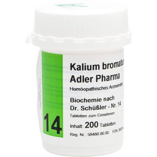 Biochemie Adler 14 Kalium bromatum D12 Tbl., 200 St TAB