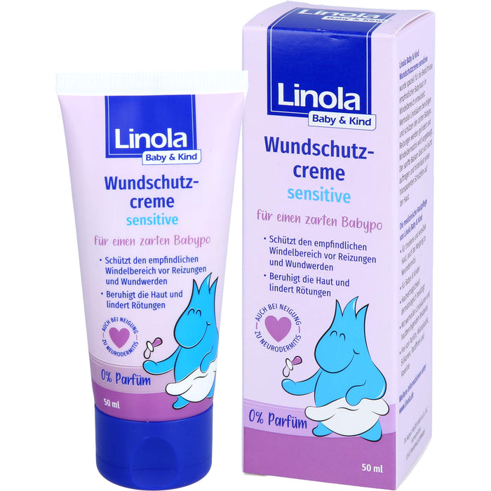 Linola Baby & Kind Wundschutzcreme sensitive, 50 ml Crème