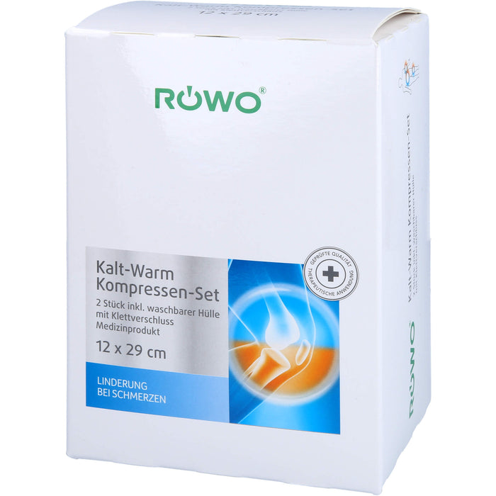 ROEWO Kalt-/Warm-Kompresse(2Stück)m. Klettbandage, 1 pcs. Compresses