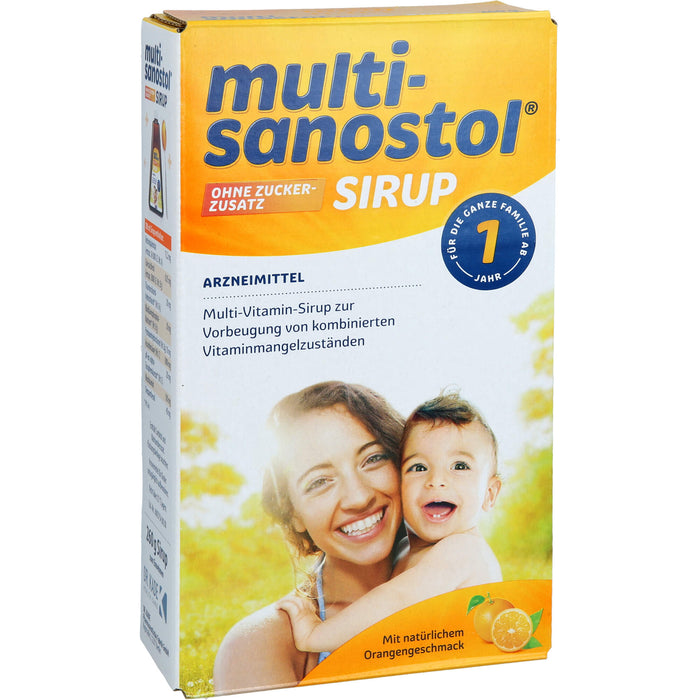 multi-sanostol Sirup ohne Zuckerzusatz, 260 g Solution