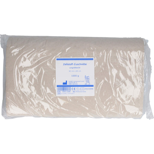 ZELLSTOFF UNGEBLEICHT 40x60CM IN LAGEN, 1000 g 