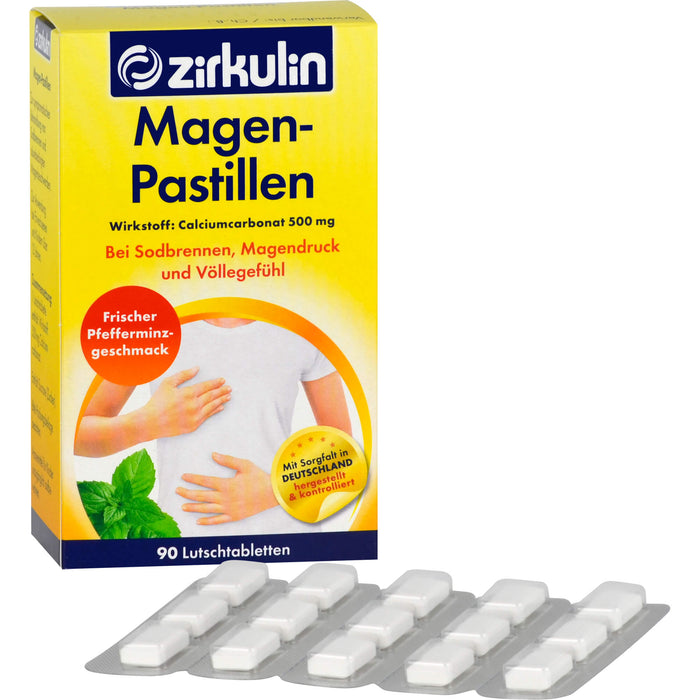 ZIRKULIN MAGEN PASTILLEN, 90 pc Tablettes