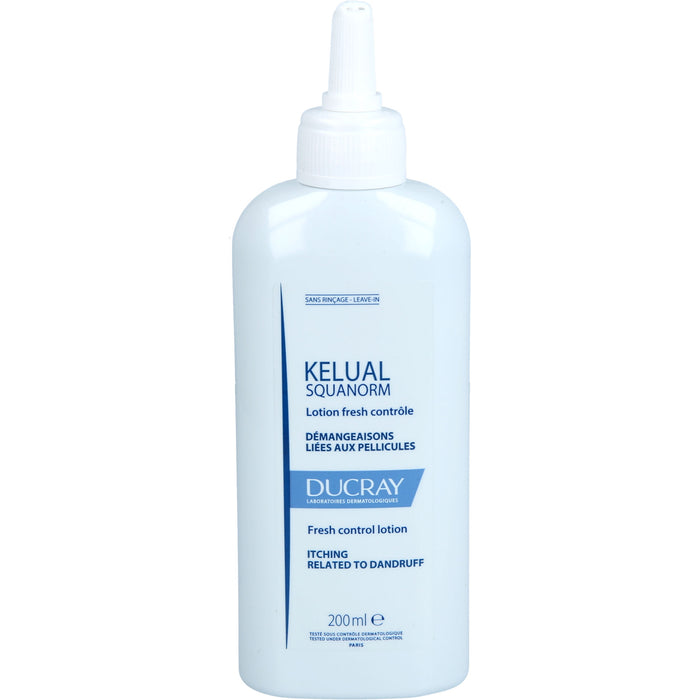 DUCRAY Kelual Squanorm Kopfhaut-Tonikum beruhigt Kopfhaut und reduziert Schuppen, 200 ml Solution