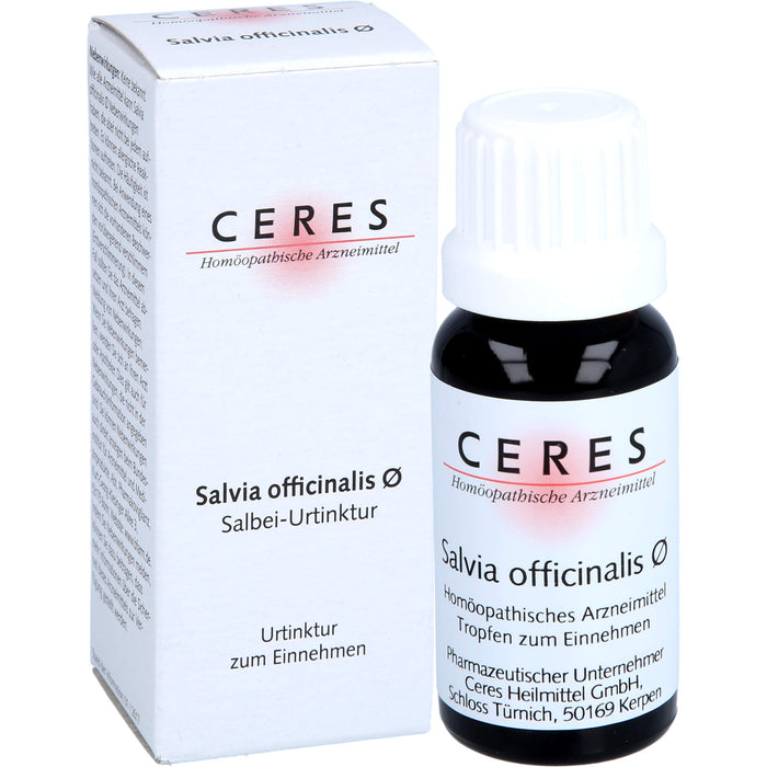 CERES Salvia officinalis Urtinktur, 20 ml Solution