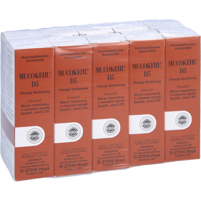 Mucokehl D5 Tropf., 10 pcs. Bottles