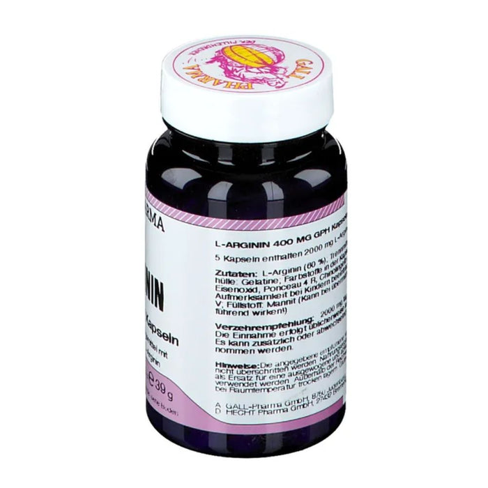 GALL PHARMA L-Arginin 400 mg GPH Kapseln, 60 St. Kapseln