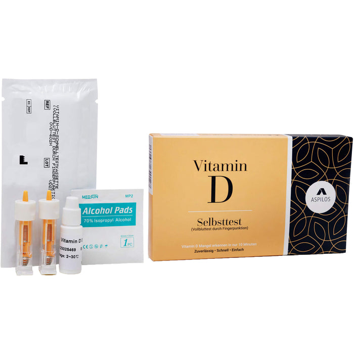 ASPILOS  Selbsttest Vitamin-D, 1 St. Test